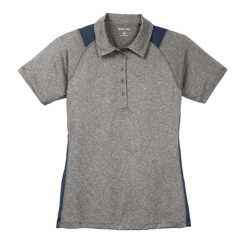 Sport-Tek Ladies Heather Colorblock Contender Polo LST665