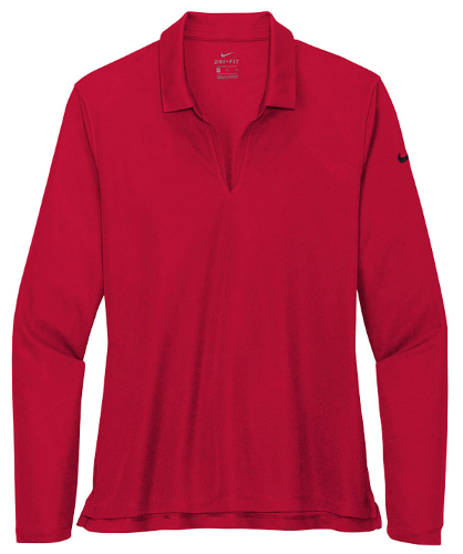 Nike Ladies Dri-FIT Micro Pique 2.0 Long Sleeve Polo NKDC2105