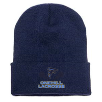 OneHillLacrosse - Adult Cuffed Knit Beanie