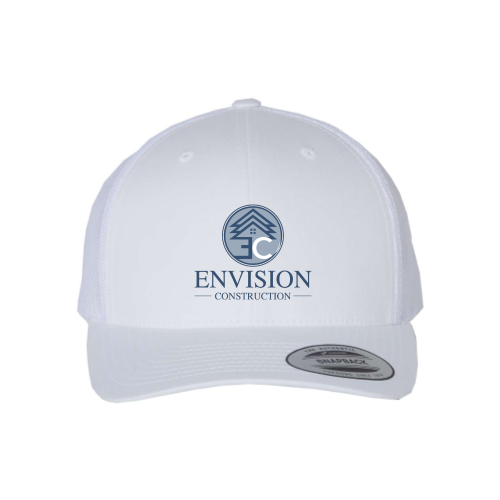 EnvisionConstruction - Embroidery Adult Retro Trucker Cap
