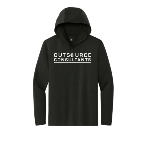 OutsourceConsultants - District Made Mens Perfect Tri Long Sleeve Hoodie