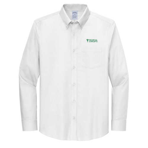 FinancialConcepts - Brooks Brothers Wrinkle-Free Stretch Nailhead Shirt
