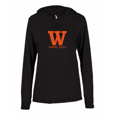 WestwoodWaterPolo - B-Core L/S Women's Hood Tee