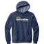 Umbrellas On The Beach - Volunteer Knitwear Chore Fleece Pullover Hoodie USA-Made