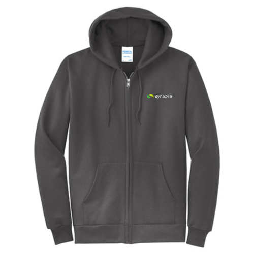 Synapse -Port & Company Classic Full-Zip Hooded Sweatshirt