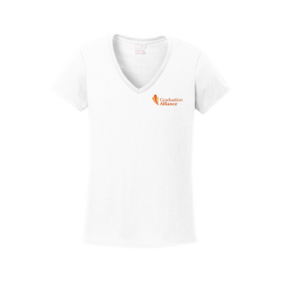 GraduationAlliance - Gildan Ladies Heavy Cotton 100% Cotton V-Neck T-Shirt