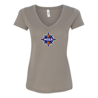 MSGA - Next Level - Womens V-Neck 1540