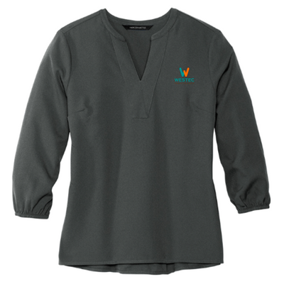 WPC - MERCER+METTLE Women's Stretch Crepe 3/4-Sleeve Blouse MM2011