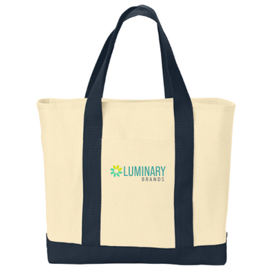 LuminaryBrands - Port & Company 2-Tone Shopping Tote