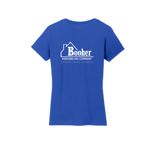 BooherRemodelingCompany - Gildan Ladies Heavy Cotton 100% Cotton V-Neck T-Shirt