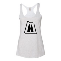 Hinge Fitness - Next Level Women's Triblend Racerback Tank v1