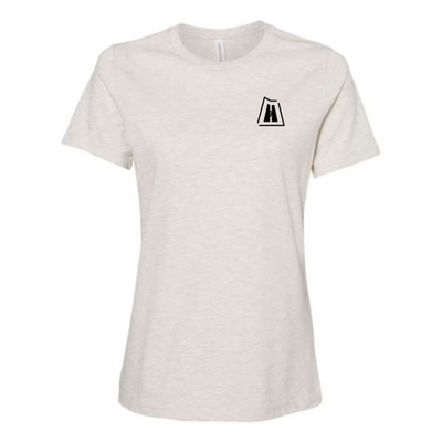 Hinge Fitness - Women's Relaxed Fit Heather CVC Tee v1