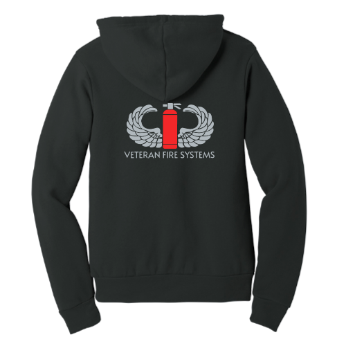 VeteranFireSystems - Unisex Poly/Cotton Hooded Pullover Sweatshirt