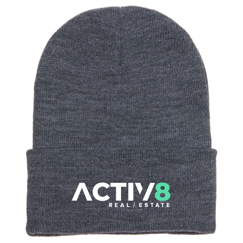 ACTIV8RealEstate - Cuffed Knit Beanie