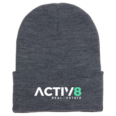 ACTIV8RealEstate - Cuffed Knit Beanie
