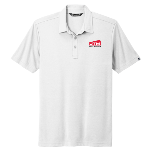 JTM Construction - TravisMathew - Oceanside Solid Polo -White