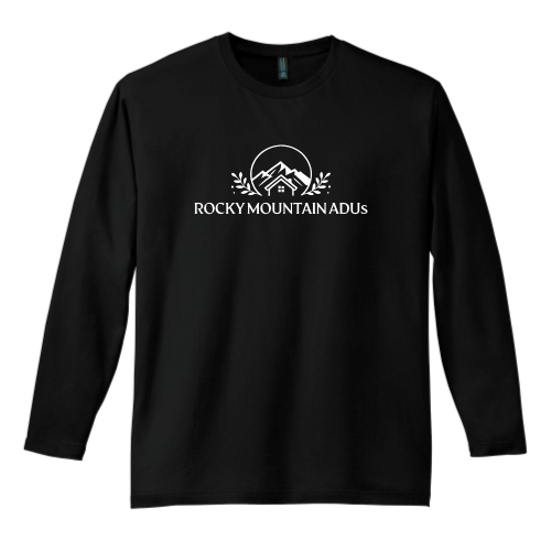 Rocky Mountain Tiny Homes - District Perfect Weight Long Sleeve Tee v1