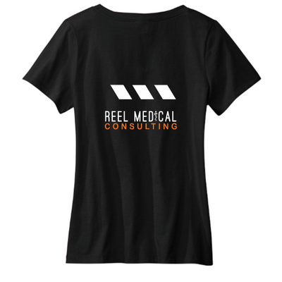 Reel Medical Consulting - Volunteer Knitwear Women's Daily V-Neck Tee USA-Made