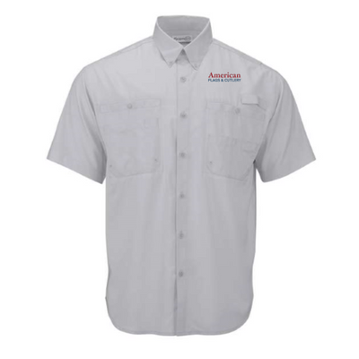 American Flags and Cutlery - Paragon Men's Hatteras Performance Short Sleeve Fishing Shirt v2
