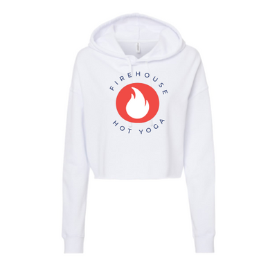 Firehouse Hot Yoga - Independent Trading Women's Crop Hoodie