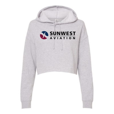Sunwest Aviation - Independent Trading  Women's Crop Hoodie