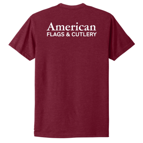 American Flags and Cutlery - Unisex Next Level  CVC T-Shirt