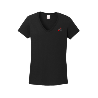 GCC - Gildan Ladies Heavy Cotton 100% Cotton V-Neck T-Shirt