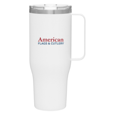 American Flags and Cutlery -  Denali 40oz Thermal Mug