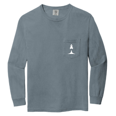 LaunchX - Comfort Colors Long Sleeve Pocket Tee