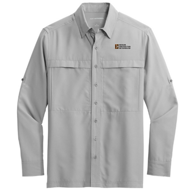 EbersonConstruction - Port Authority Long Sleeve UV Daybreak Shirt W960