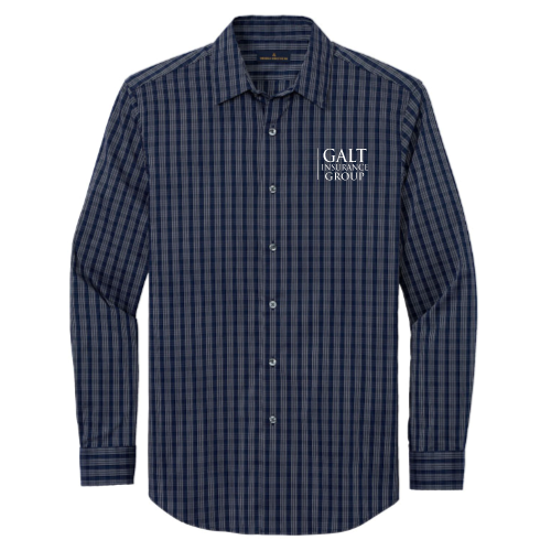 Navy Blazer/ White Grid Check