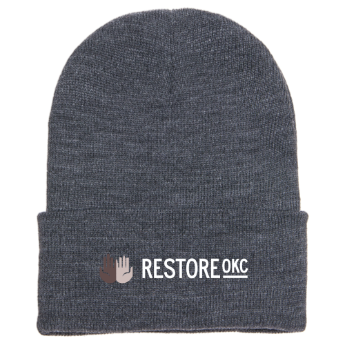 RestoreOKC - Cuffed Knit Beanie
