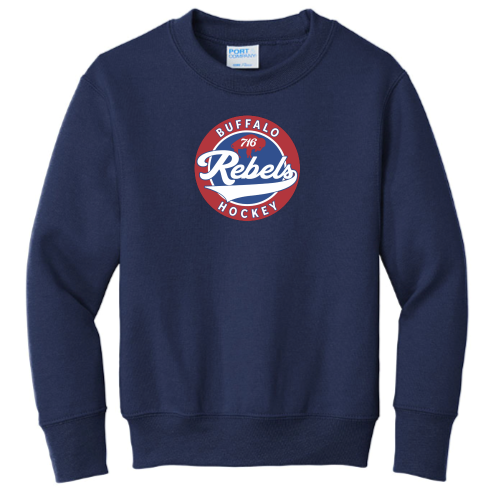 BuffaloRegals - Port & Company Youth Crewneck Sweatshirt