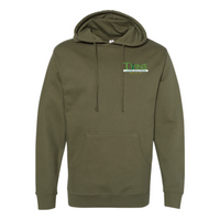 Twins Lawn Service - Independent Trading Midweight Hooded Sweatshirt