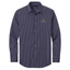 JohnsHopkins - BrooksBrothers - Men's Tech Stretch Pattern Shirt - Navy