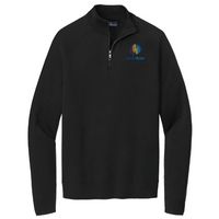 Brainfuse - Brooks Brothers Cotton Stretch 1/4 Zip Sweater