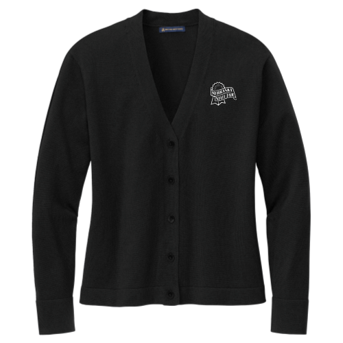 Nebraska State Fair - Brooks Brothers Women's Cotton Stretch Cardigan Sweater v1