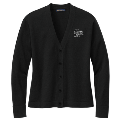 Nebraska State Fair - Brooks Brothers Women's Cotton Stretch Cardigan Sweater v1