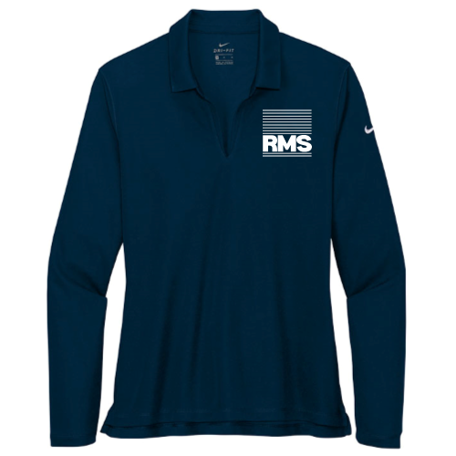 RMS - Nike Ladies Dri-FIT Micro Pique 2.0 Long Sleeve Polo
