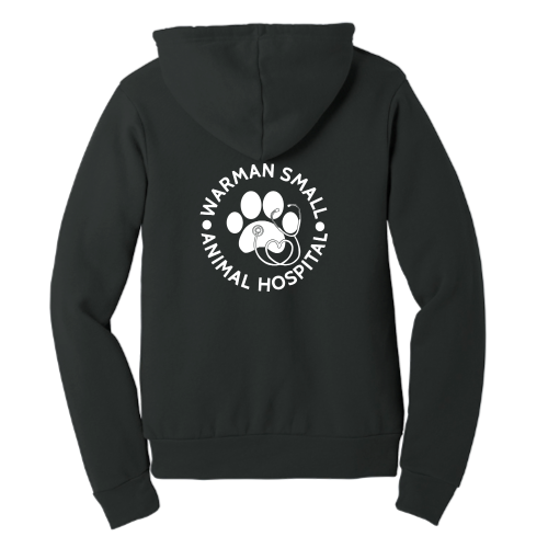 WarmanSmall - Unisex Poly/Cotton Hooded Pullover Sweatshirt