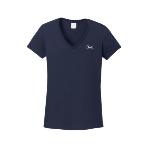 BooherRemodelingCompany - Gildan Ladies Heavy Cotton 100% Cotton V-Neck T-Shirt