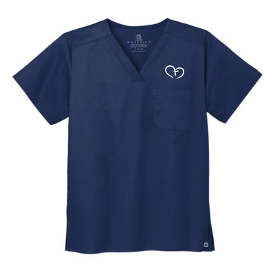 Inspired HH Holdings - WonderWink Unisex WorkFlex Chest Pocket V-Neck Top