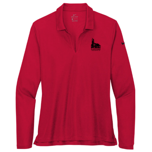 St. Barnabas Church - Nike Ladies Dri-FIT Long Sleeve Polo v2