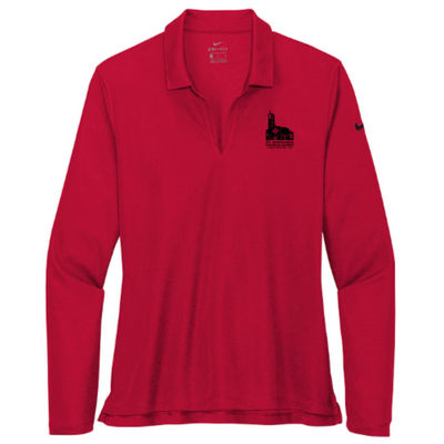 St. Barnabas Church - Nike Ladies Dri-FIT Long Sleeve Polo v2