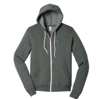ACENY - Unisex Sponge Fleece Full-Zip Hooded Sweatshirt