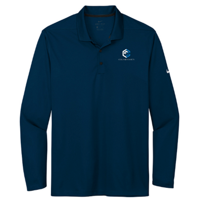 ColumbiaSafety - Nike Dri-FIT Micro Pique 2.0 Long Sleeve Polo