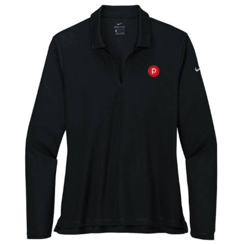 PureBarreLA - Nike - Ladies Dri-FIT Long Sleeve Polo