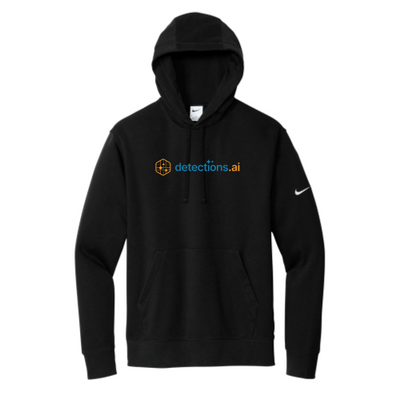 detections.ai - Nike Club Fleece Sleeve Swoosh Pullover Hoodie