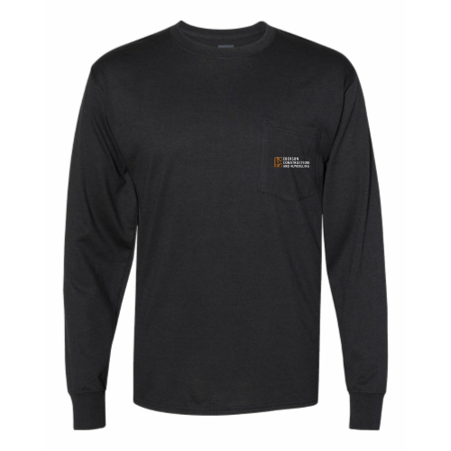 EbersonConstruction - Workwear Long Sleeve Pocket T-Shirt