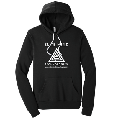 Elite Mind Technologies - Unisex Poly/Cotton Hooded Pullover Sweatshirt